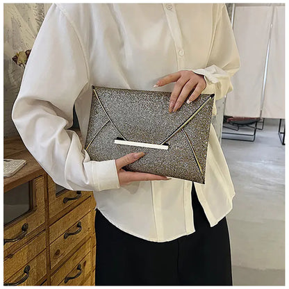 Coofit Women's Evening Clutch Bag with Sparkling Sequins