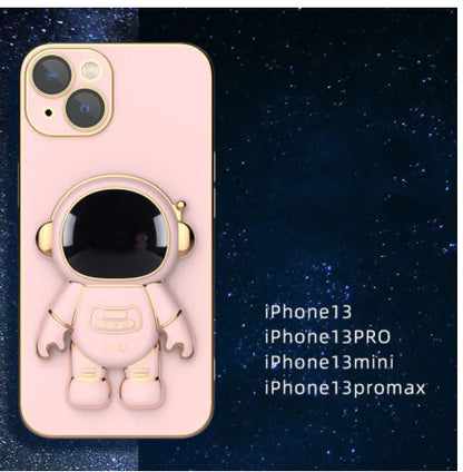 Funda de teléfono con astronauta estéreo para varios modelos