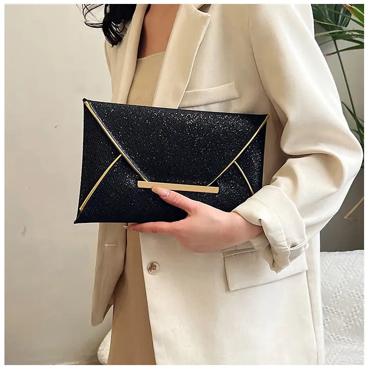 Coofit Women's Evening Clutch Bag with Sparkling Sequins