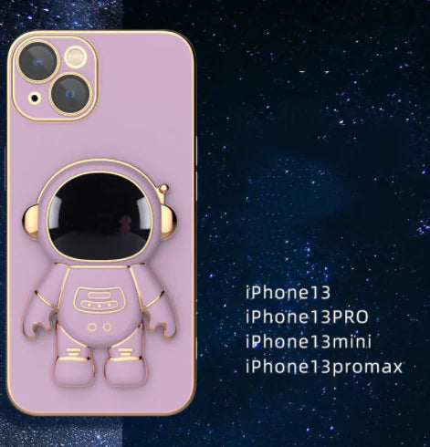 Funda de teléfono con astronauta estéreo para varios modelos