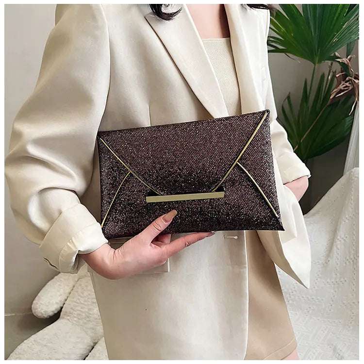 Coofit Women's Evening Clutch Bag with Sparkling Sequins