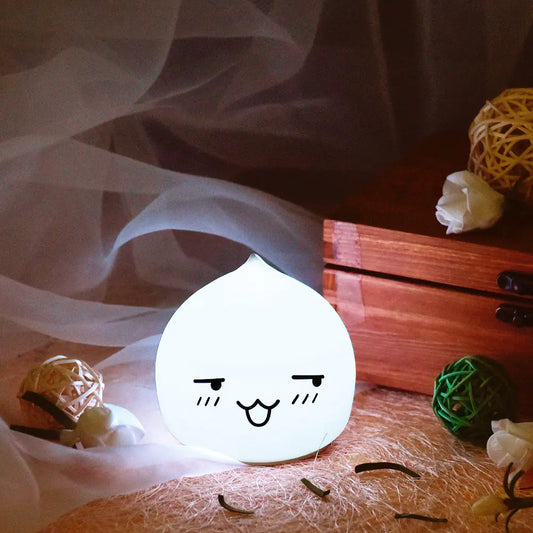 Lámpara de noche de conejito colorido: un bonito regalo de lámpara de mesa