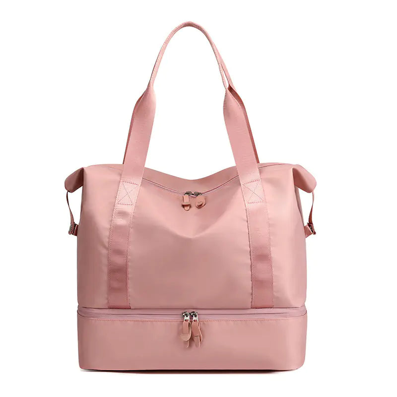 Bolsa de gimnasio de gran capacidad para artículos húmedos y secos