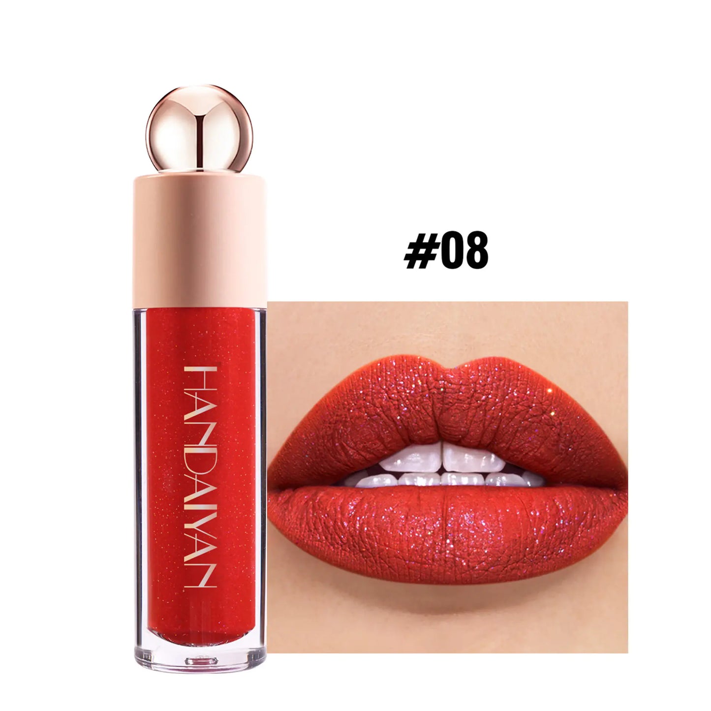 Brillo labial mate hidratante y brillante y lápiz labial aterciopelado