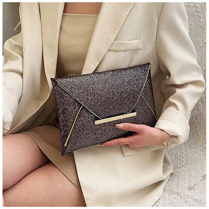 Coofit Women's Evening Clutch Bag with Sparkling Sequins