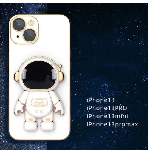 Funda de teléfono con astronauta estéreo para varios modelos