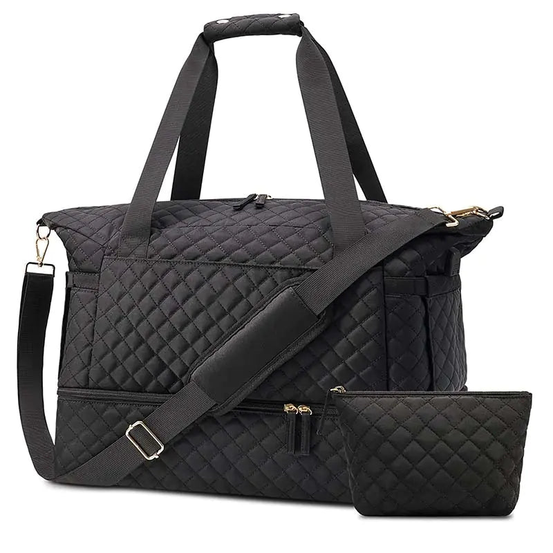 Bolsa de gimnasio de gran capacidad con separación de ropa húmeda y seca