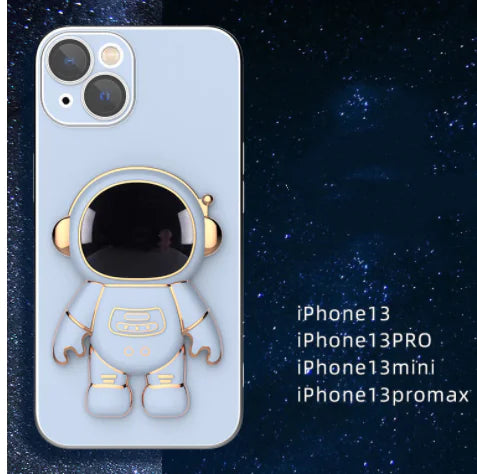Funda de teléfono con astronauta estéreo para varios modelos